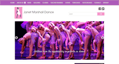 Desktop Screenshot of janetmarshalldance.co.uk