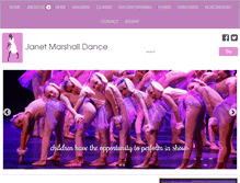 Tablet Screenshot of janetmarshalldance.co.uk
